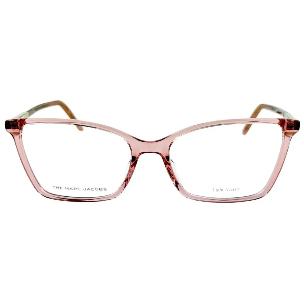 Marc Jacobs Marc 544 Womens Plastic Eyeglass Frame 35J Pink 54-17 Spring Hinges